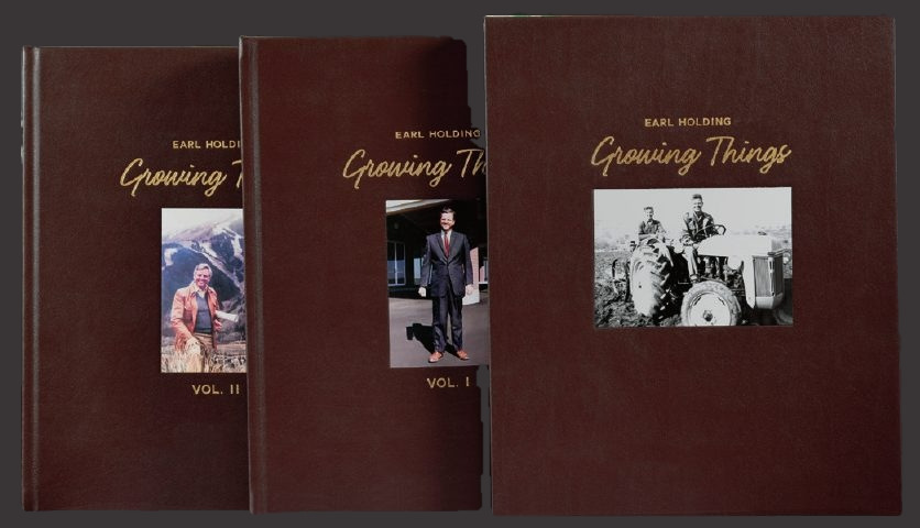 Earl Holding Growing Things, a three-volume set